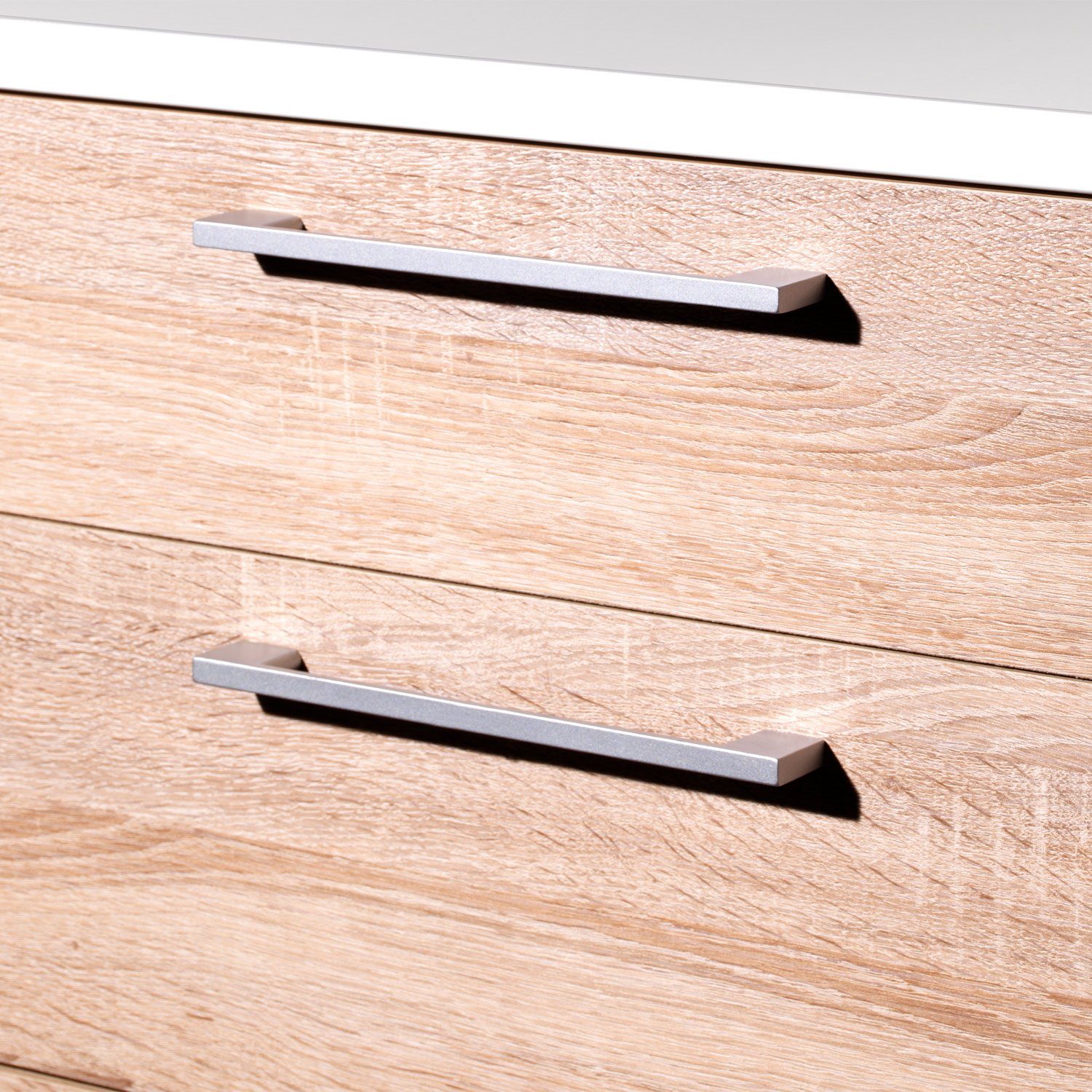 Tvilum Schranktür Tür/Schubkasten-Set, Eiche Struktur Dekor, 4-teilig, 2 Türen, 2 Schubladen
