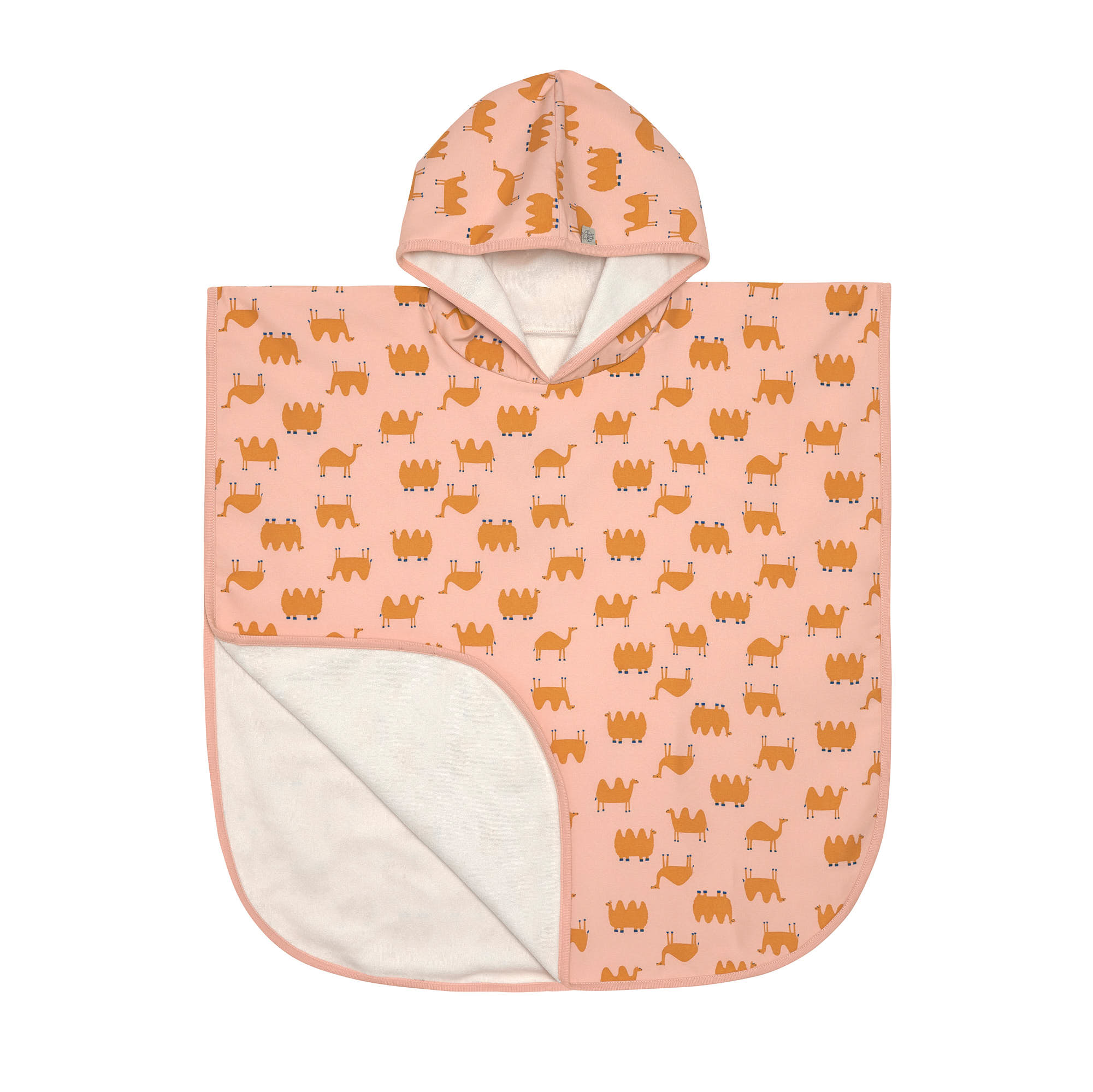 UV Badeponcho Kinder - Kamel, Rosa