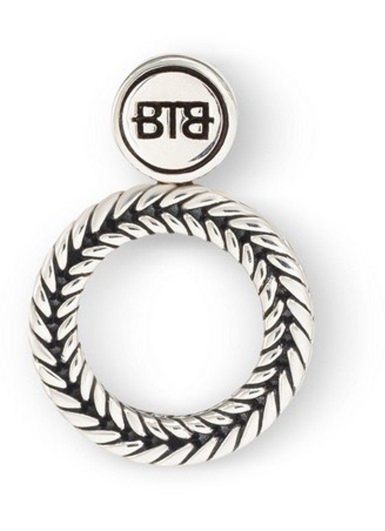 Buddha to Buddha Barbara single silver stud earring