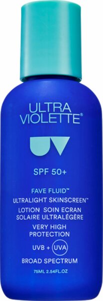 Ultra Violette Lightweight Fragrance-Free Skinscreen Fave Fluid SPF50+ Sonnencreme
