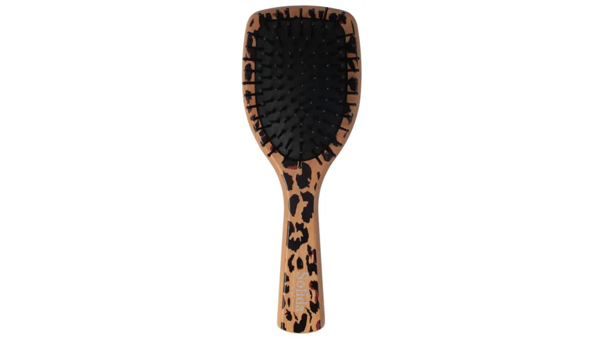 Solida Mini Paddle Bürste Leopard Print