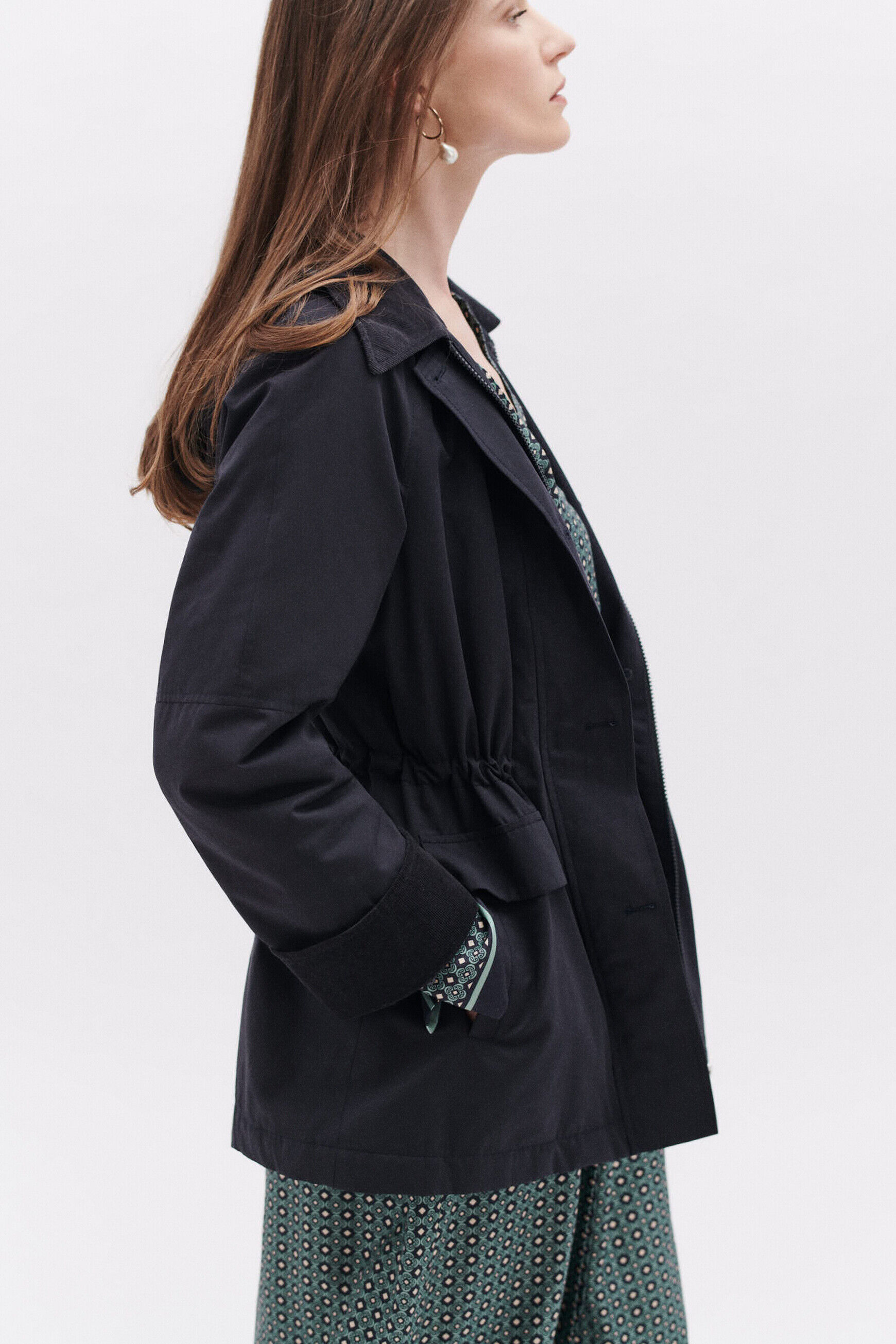 Parka gunter bleu marine femme