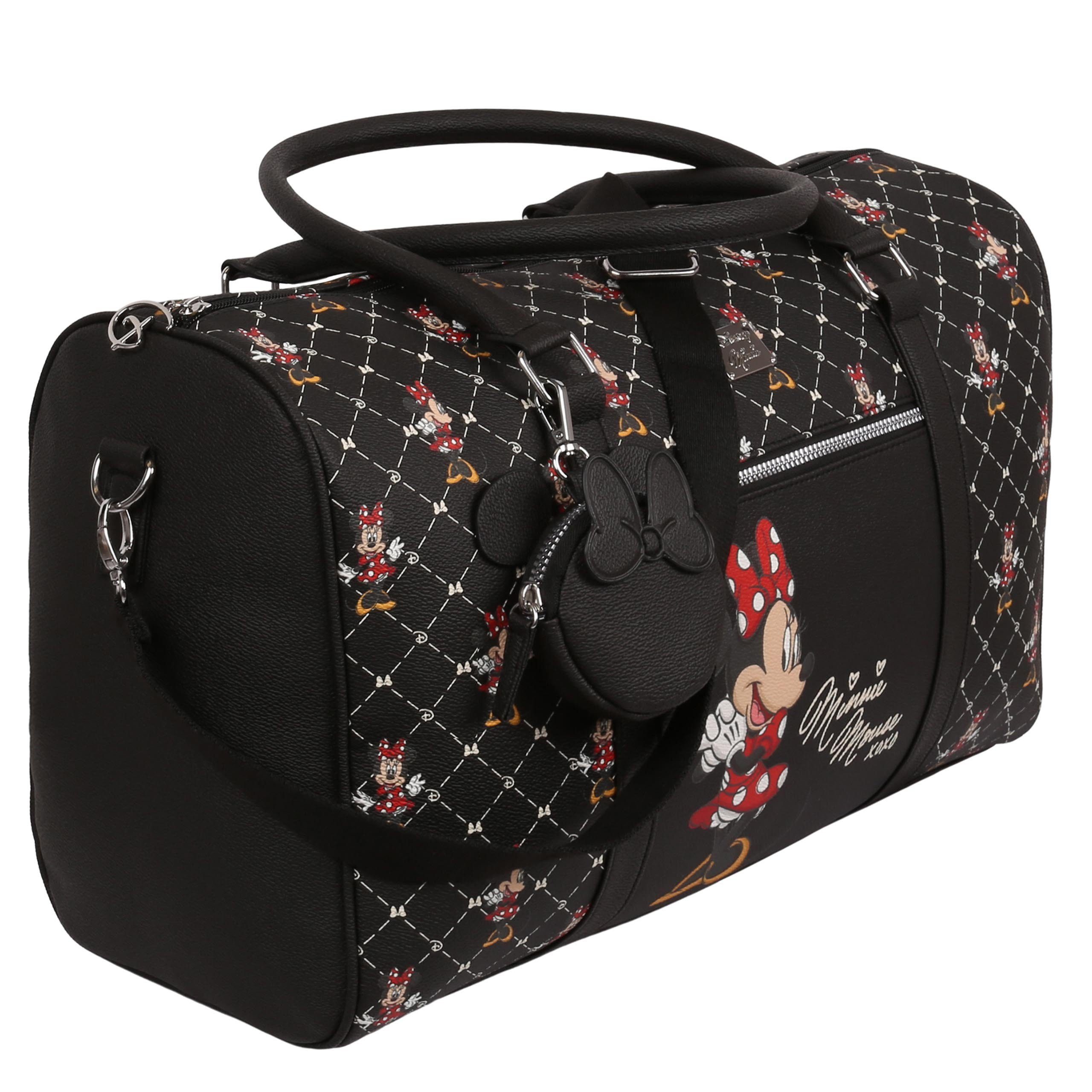 Sarcia.eu Reisetasche Minnie Mouse  schwarze Reisetasche 45x28x19cm