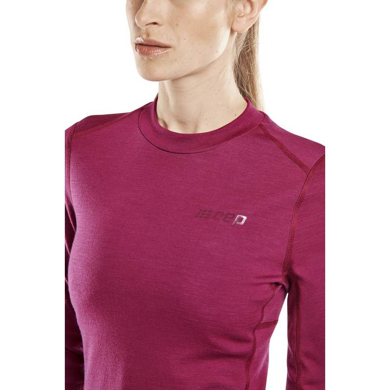CEP Merino Cold Weather Shirt Longsleeve Laufshirt Damen