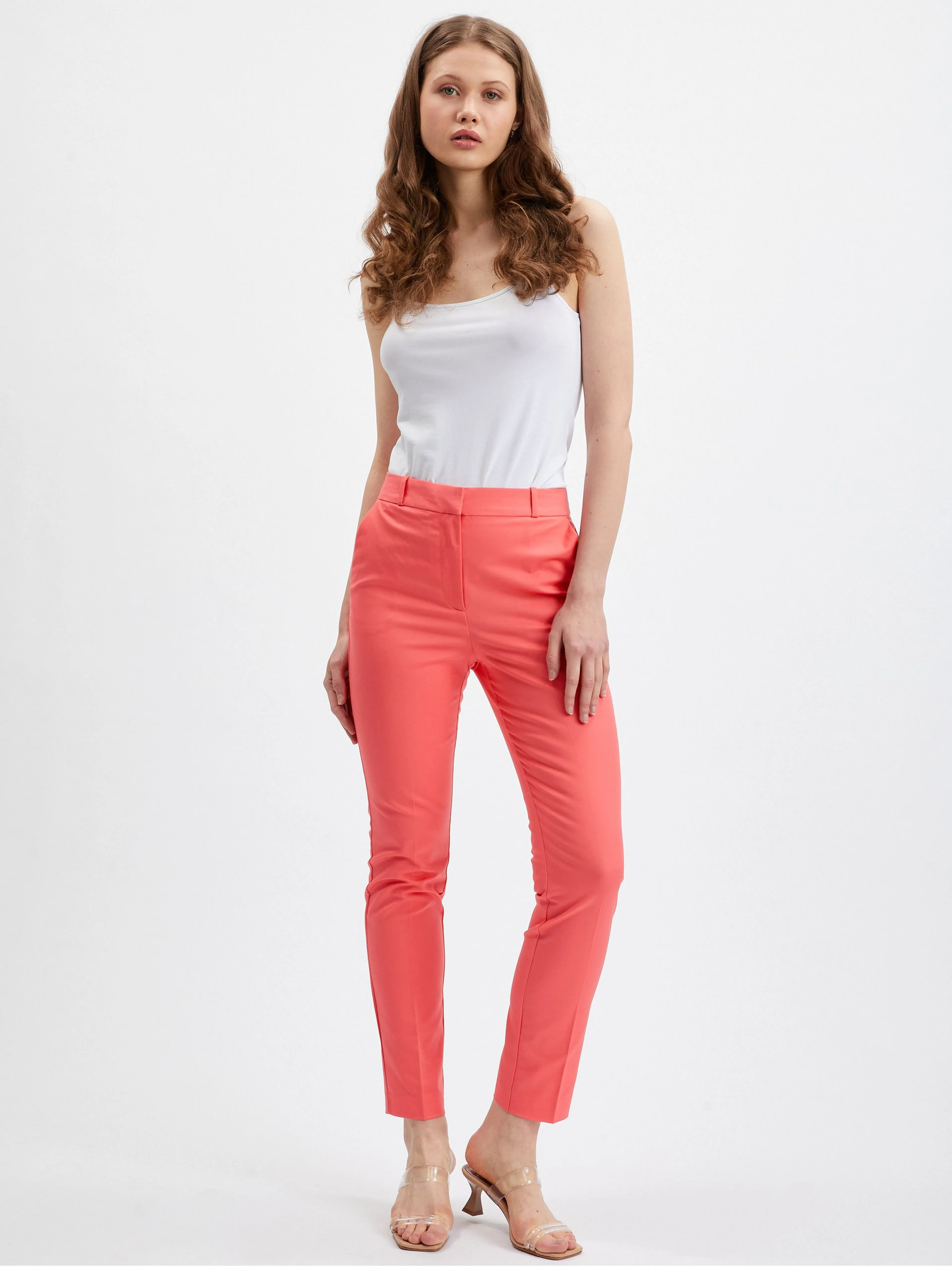 Orangefarbene Damenhose ORSAY