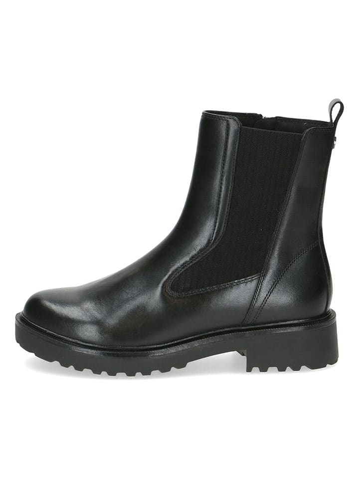 Caprice Leder-Boots in Schwarz günstig kaufen