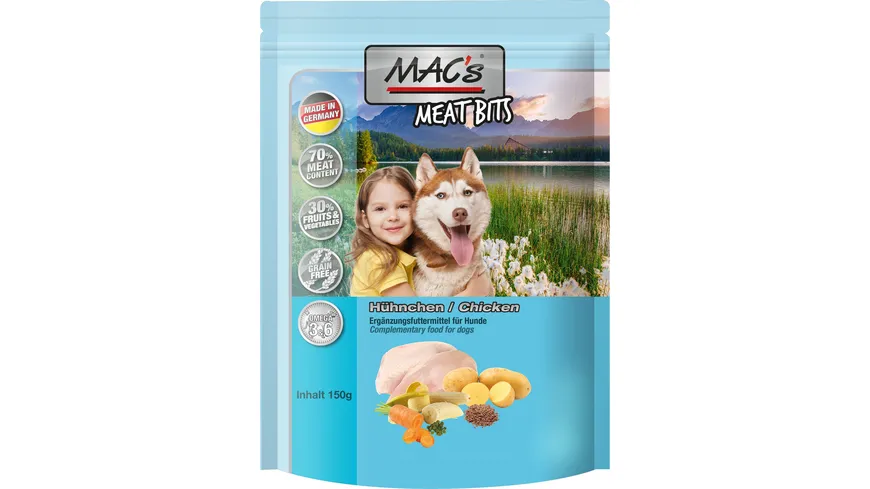 MAC´s DOG Hundesnack Meat Bits Geflügel 120 g