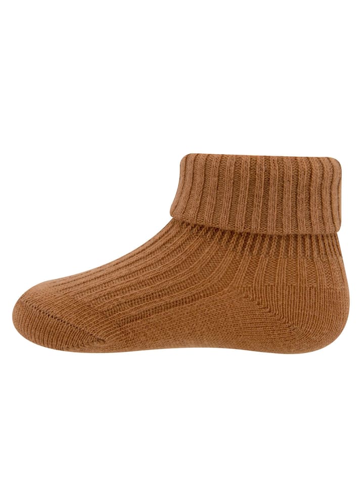 ewers 3er-Set Socken Rippe/Umschlag in fliegerblau-toffee-eichel günstig kaufen