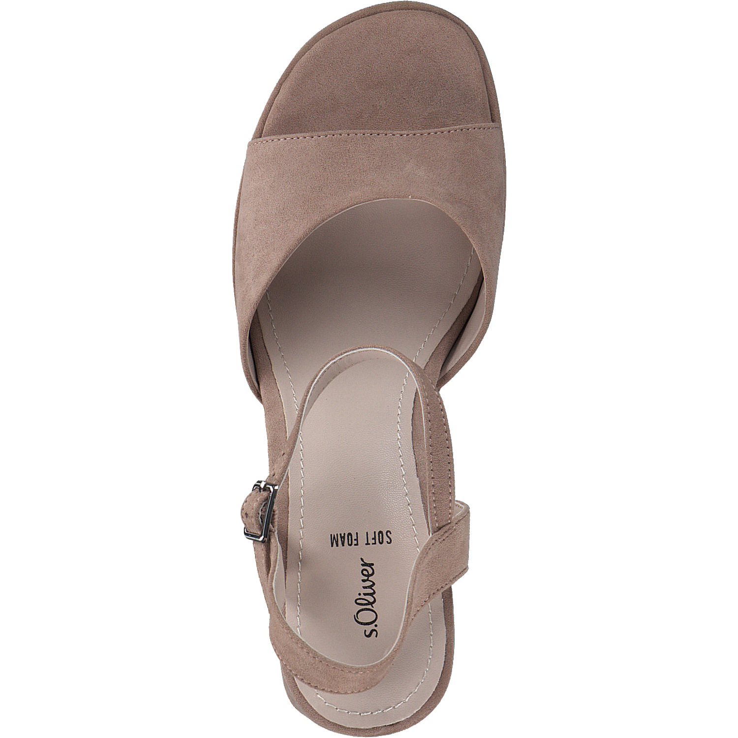 s. Oliver 28319, Plateau-Sandaletten, Damen, rose