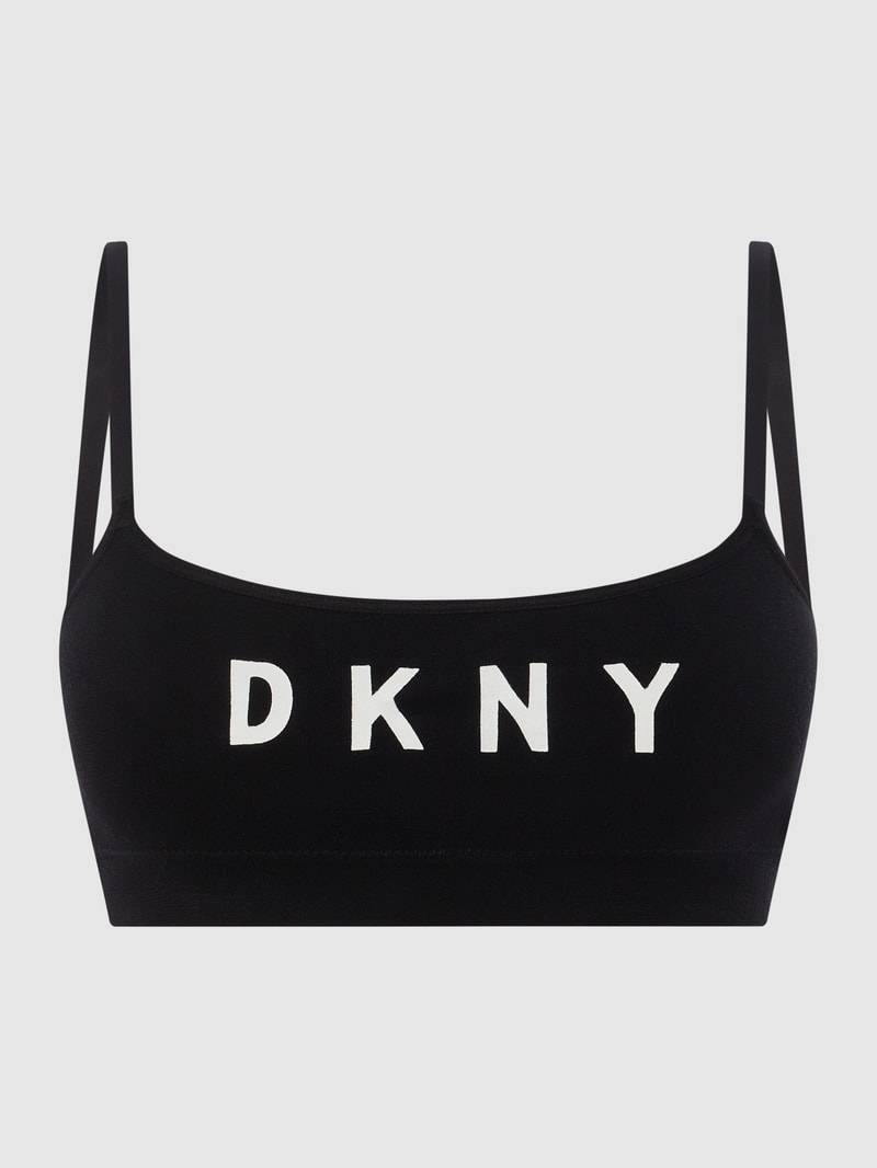 Bustier aus Lyocellmischung in schwarz