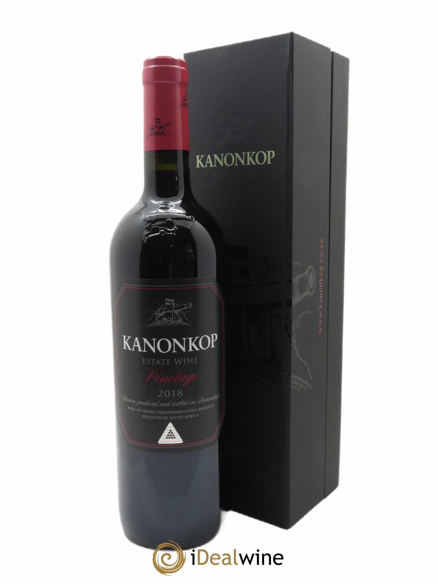 Stellenbosch Kanonkop Black Label Pinotage  2018 - Lot de 1 Bouteille