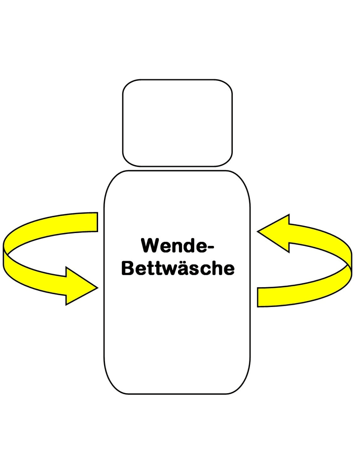 Herding 2 tlg. Renforcé Bettwäsche 100x135cm Biene in Gelb günstig kaufen 100x135 cm