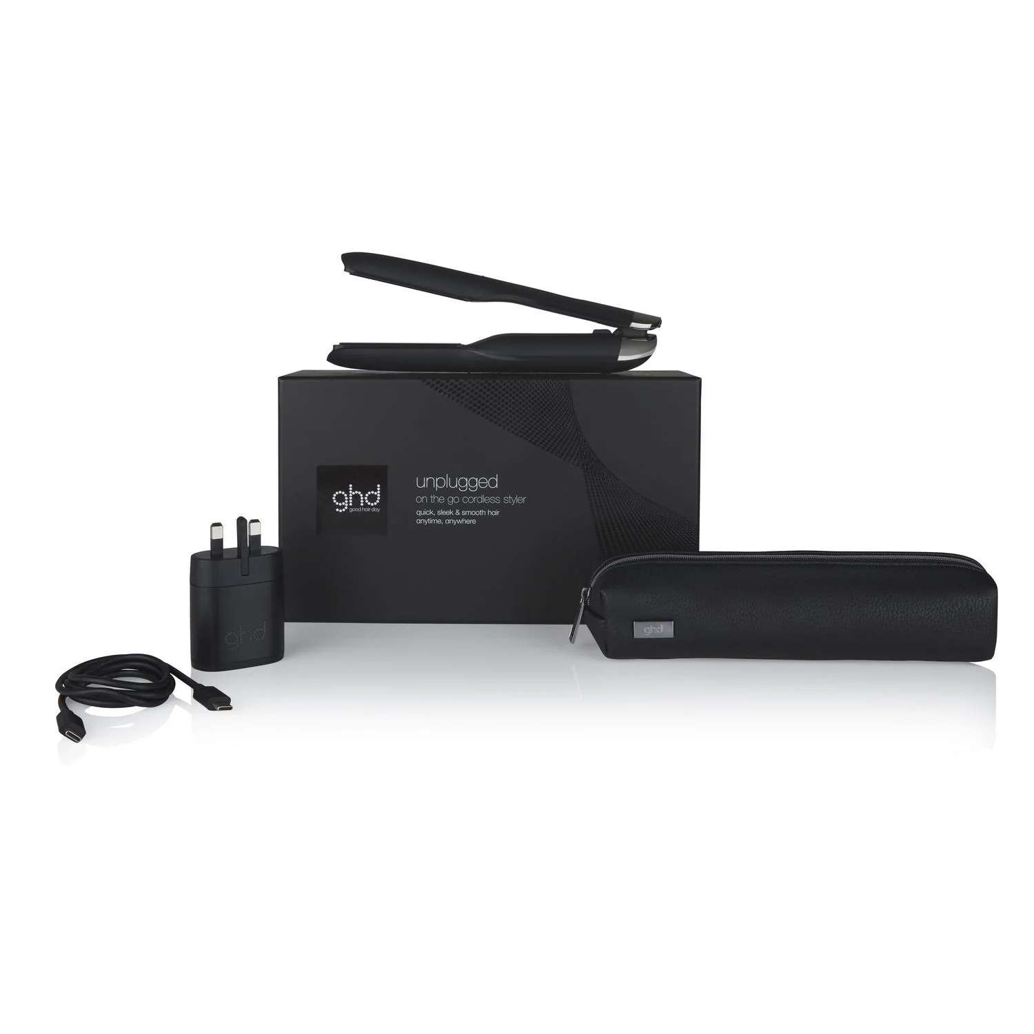 Plancha de pelo ghd unplugged