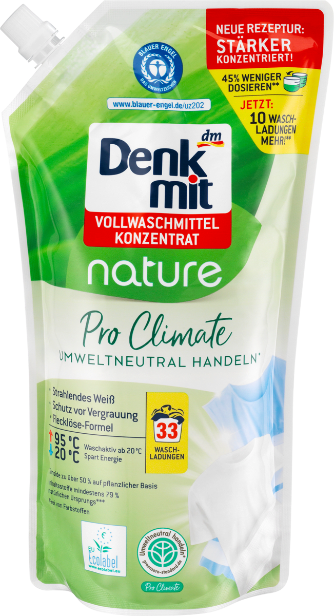 Vollwaschmittel Konzentrat Pro Climate Nature, 33 Wl