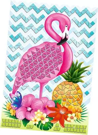 Mosaik Tropical - Bastelset für Kinder ab 7 Jahren