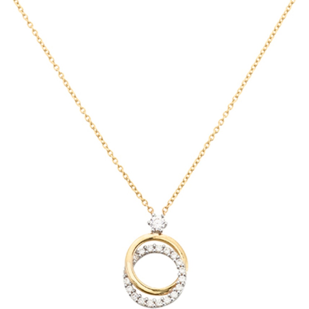 FAVS Chaînette 375 Or jaune, 375 Or blanc collier