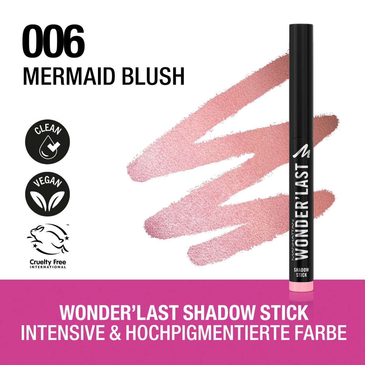 Lidschattenstift Wonder'Last 006 Mermaid Blush, 1,64 g