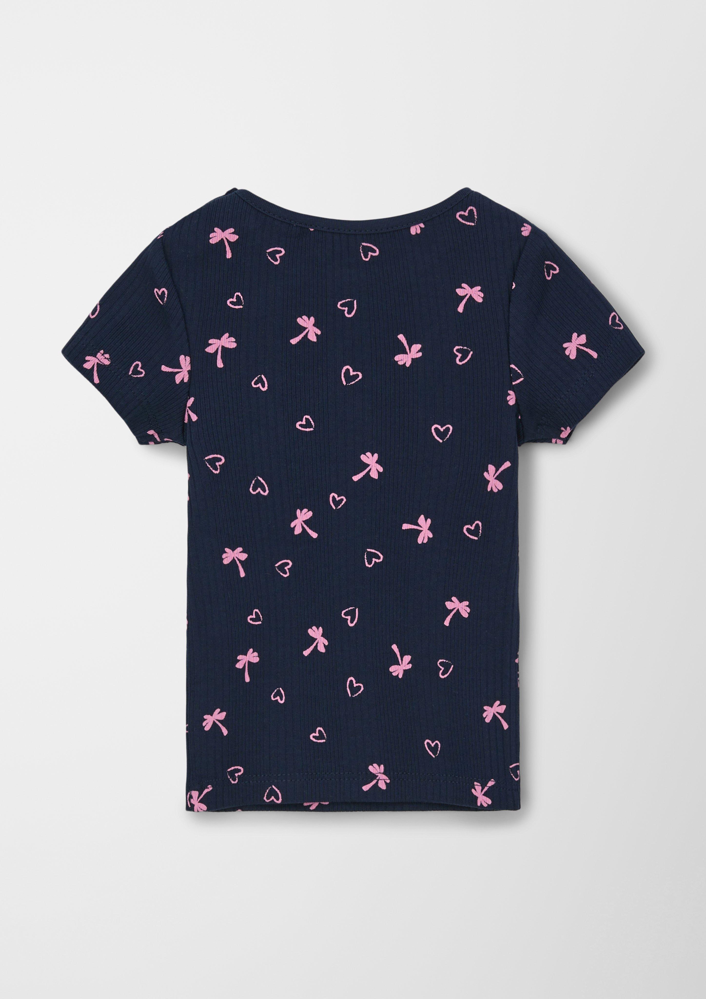 T-Shirt mit Alloverprint  2130658-59A1