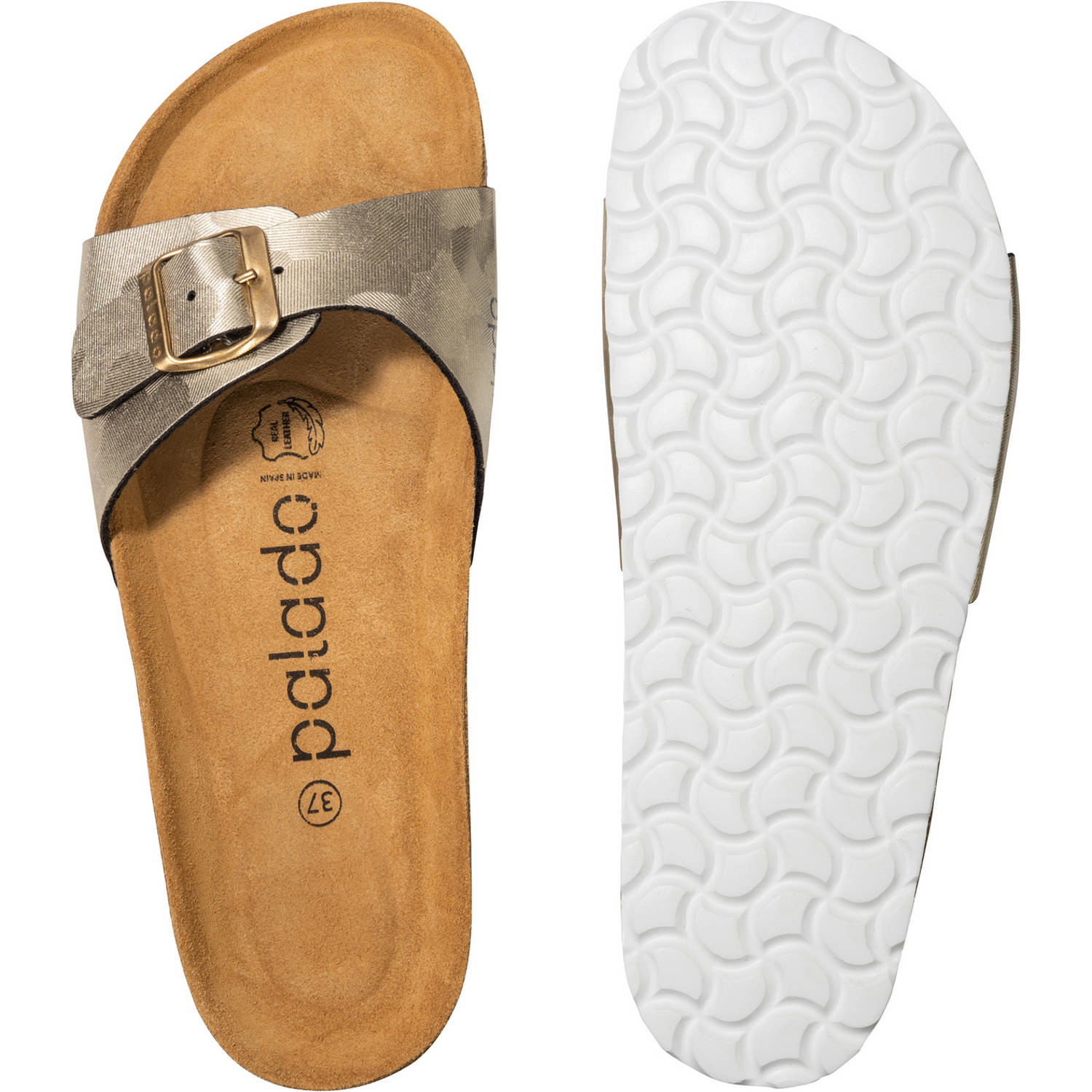 Palado Malta Metallic, Pantoletten, Damen, Metallic Caro Gold