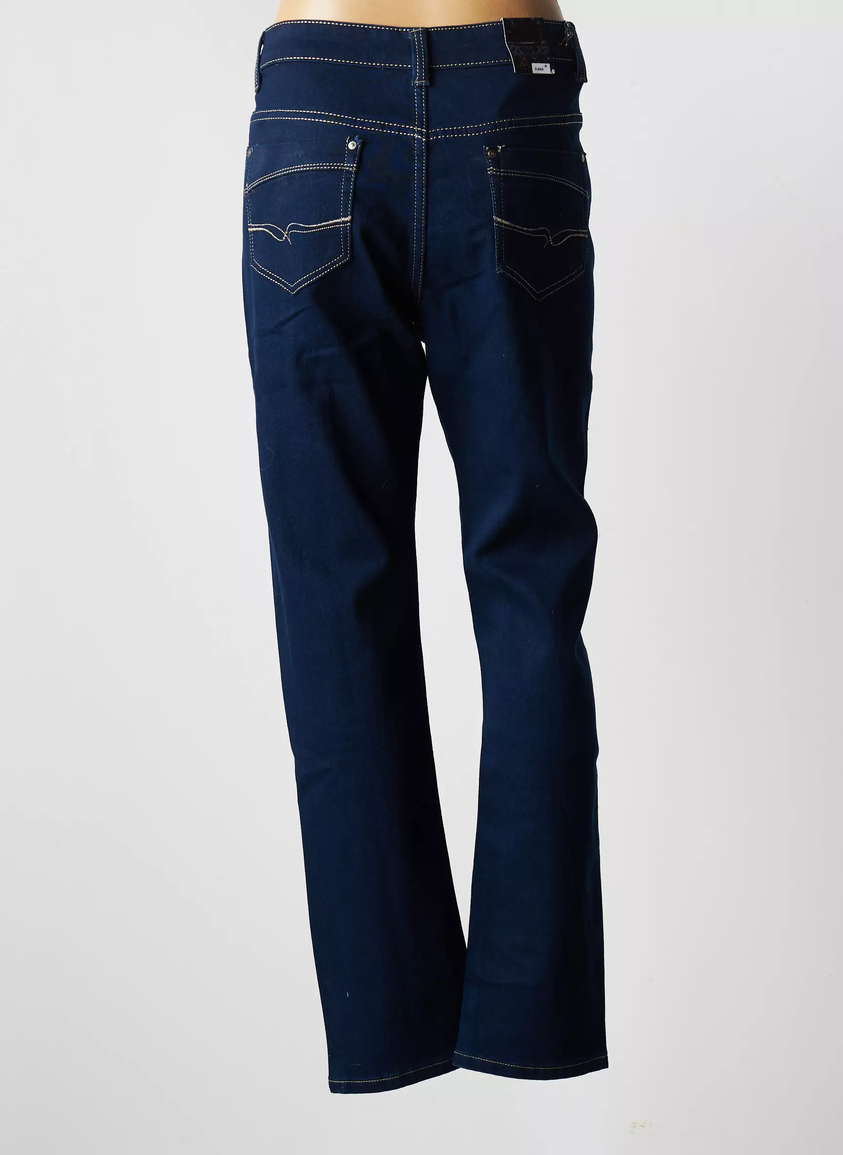 X Max Jeans Coupe Droite Femme couleur bleu