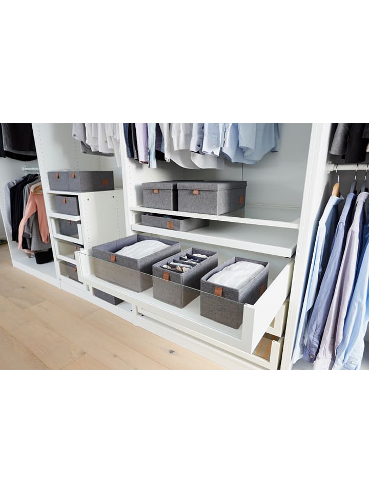 STORE IT 2er-Set: Organizer in Grau - (B)30 x (H)15 x (T)15 cm günstig kaufen onesize