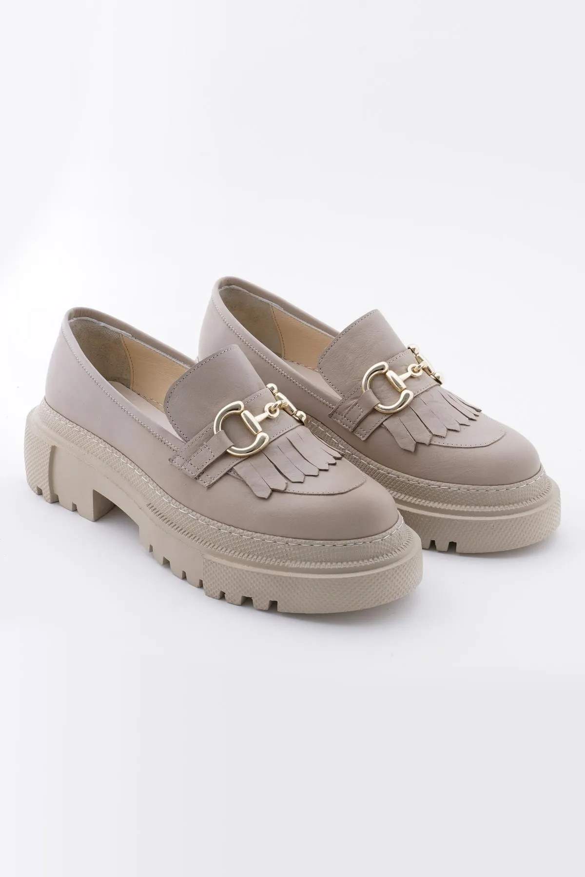 CZ London  Loafer - Beige - Blockabsatz