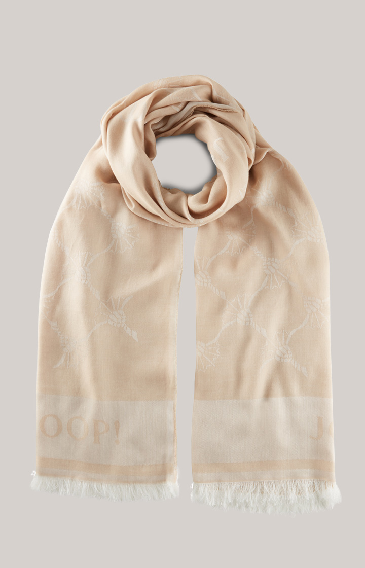Cornflower-Schal in Beige