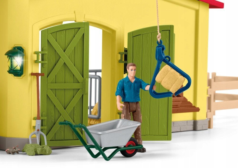 Sarcia.eu Spielfigur Schleich Farm World - Großer Bauernhof, + Zubehör, Figurenset 3+