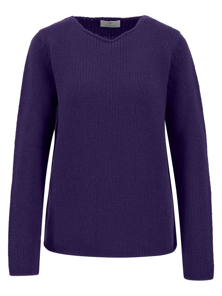 FYNCH-HATTON Wollpullover in Pflaume günstig kaufen