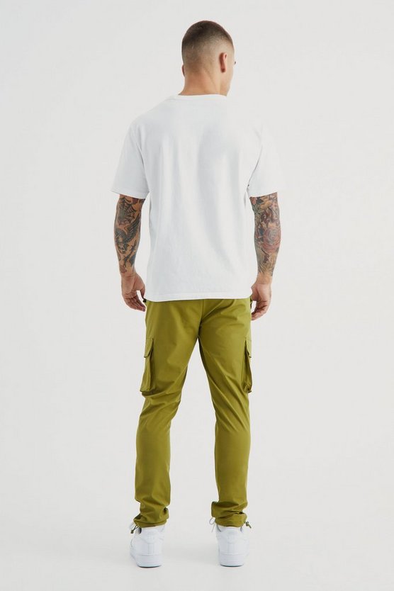 Skinny Stretch Cargo-Hose