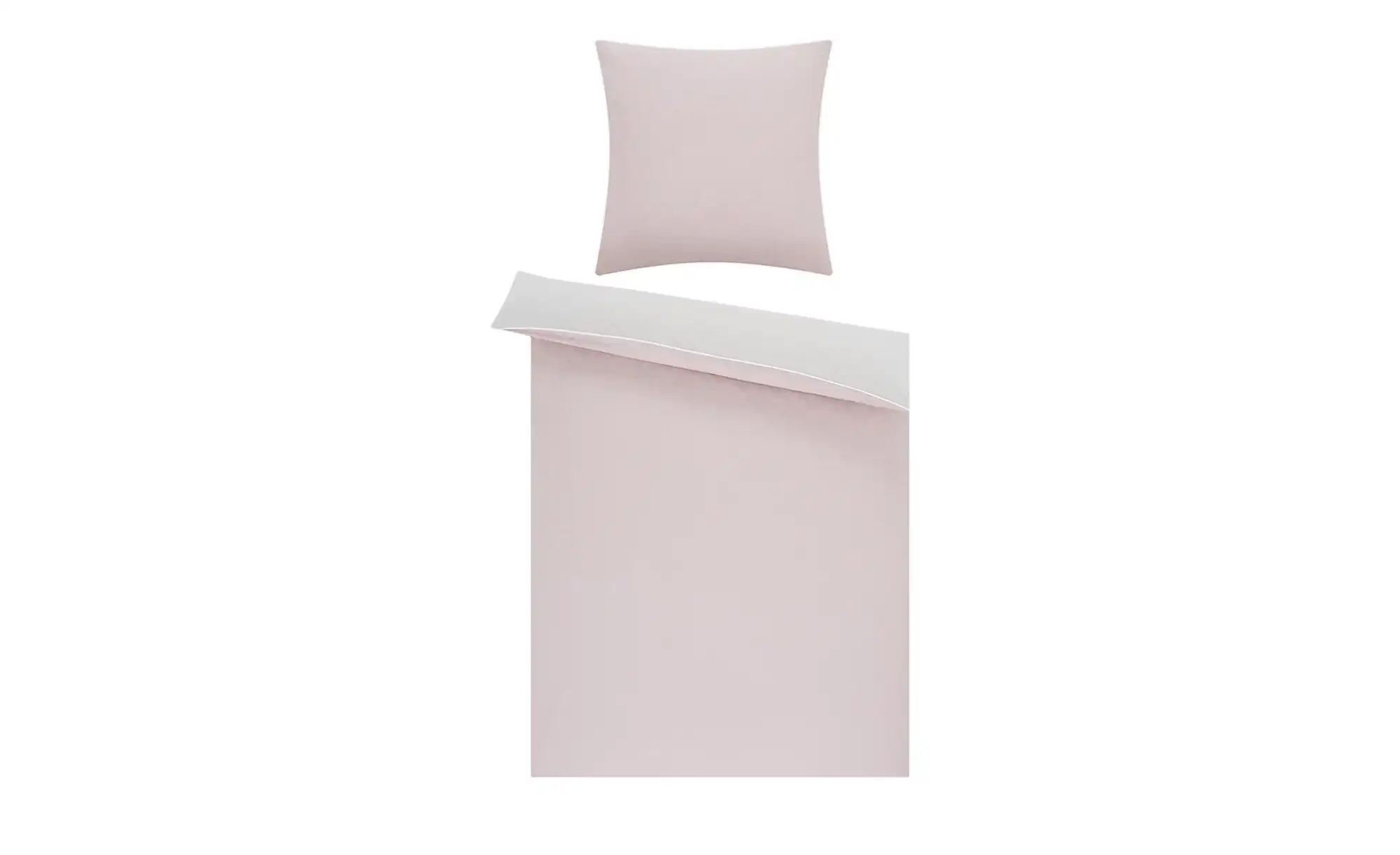 como Renforcé Wende-Bettwäsche Chambray Piping