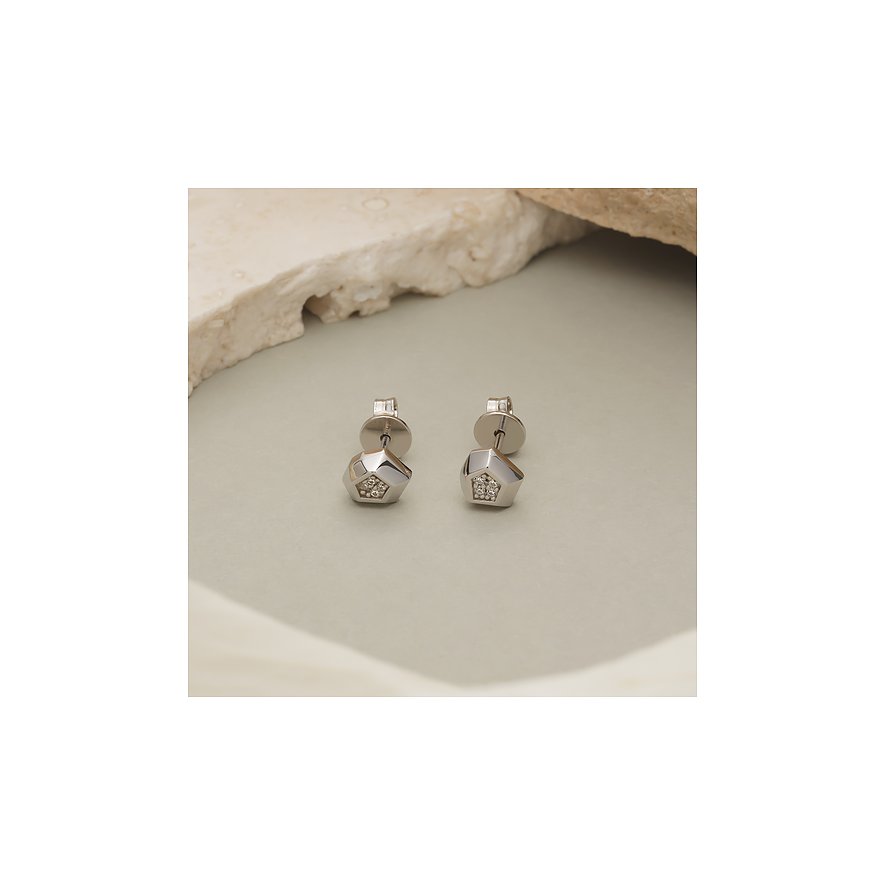 JETTE Ohrstecker FACETED