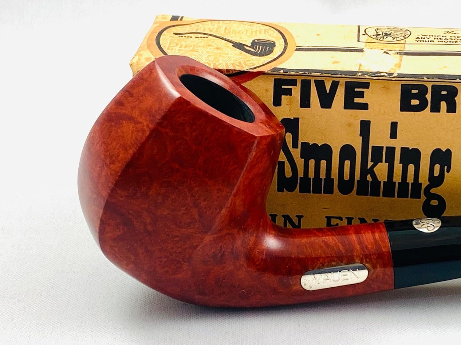 VAUEN Handpfeife Pfeife 175 Jahre Jubiläumspfeife Modell 106 inkl. Sonderfilterbox