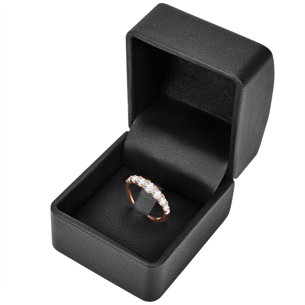 Trilani Bague en argent Argent sterling Oxyde de zirconium (CZ) en Or rose Bague