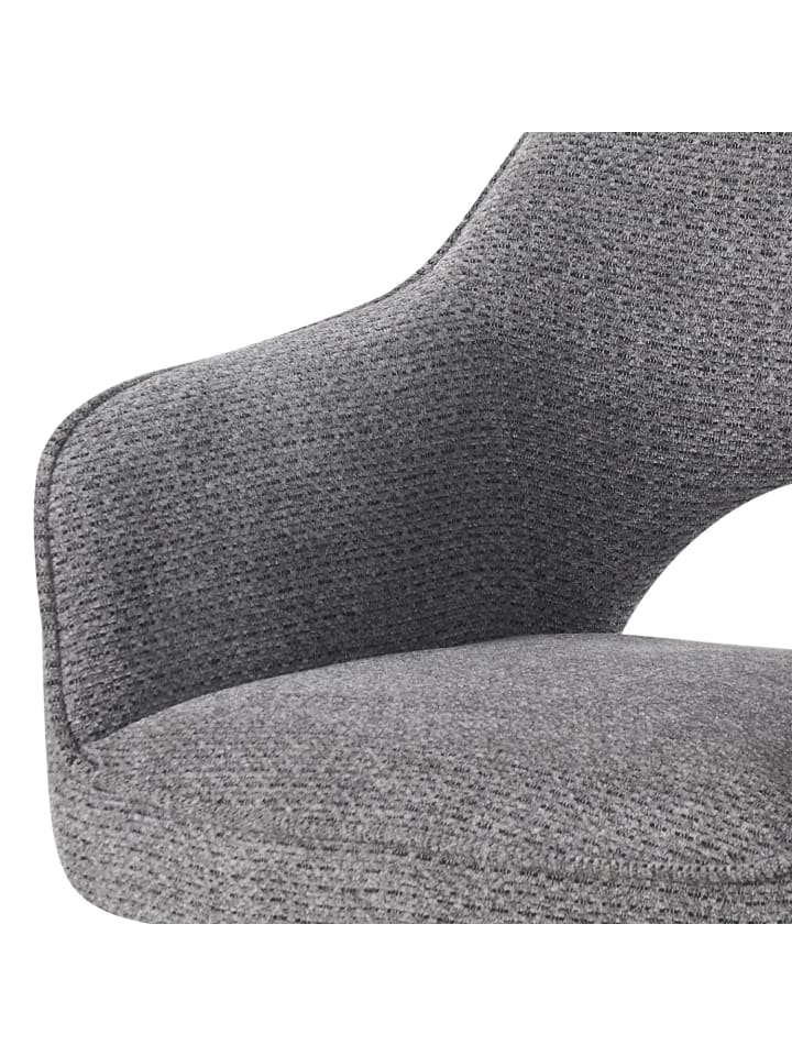 DUBI Möbel 2er-Set: Drehstuhl THOMAS-MOMO in Grau - (B)57 x (H)86 x  (T)63 cm günstig kaufen onesize