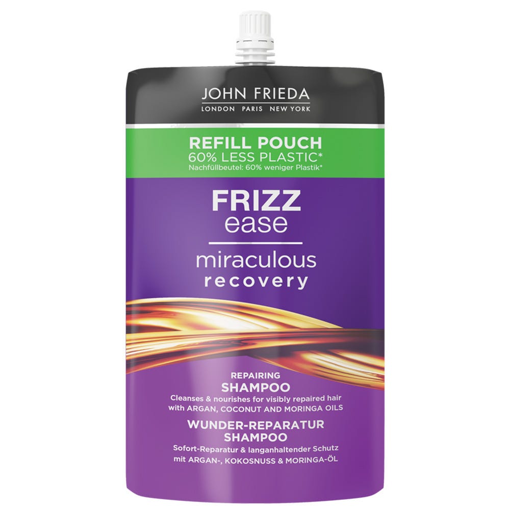 John Frieda Frizz Ease Wunder Reparatur Shampoo - Nachfüllbeutel 500 ml
