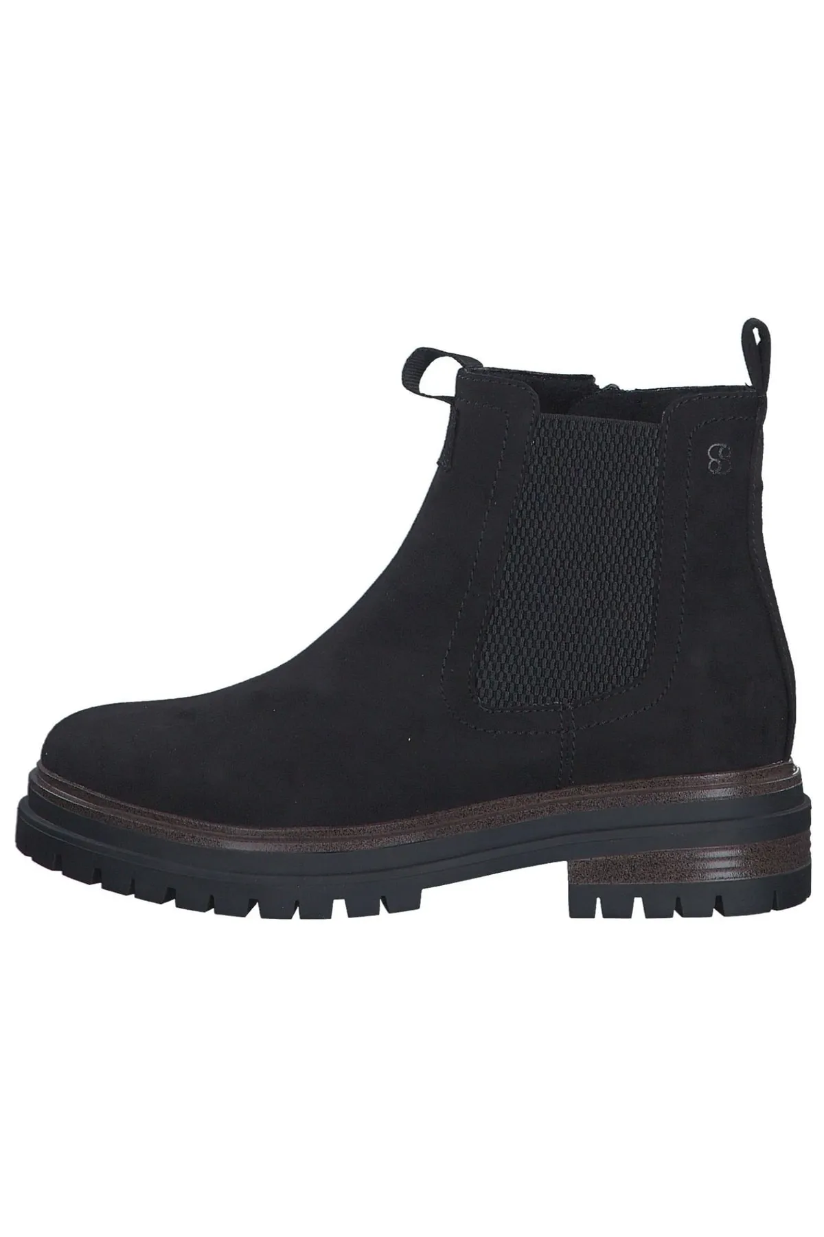 s.Oliver  Stiefelette - Schwarz - Blockabsatz
