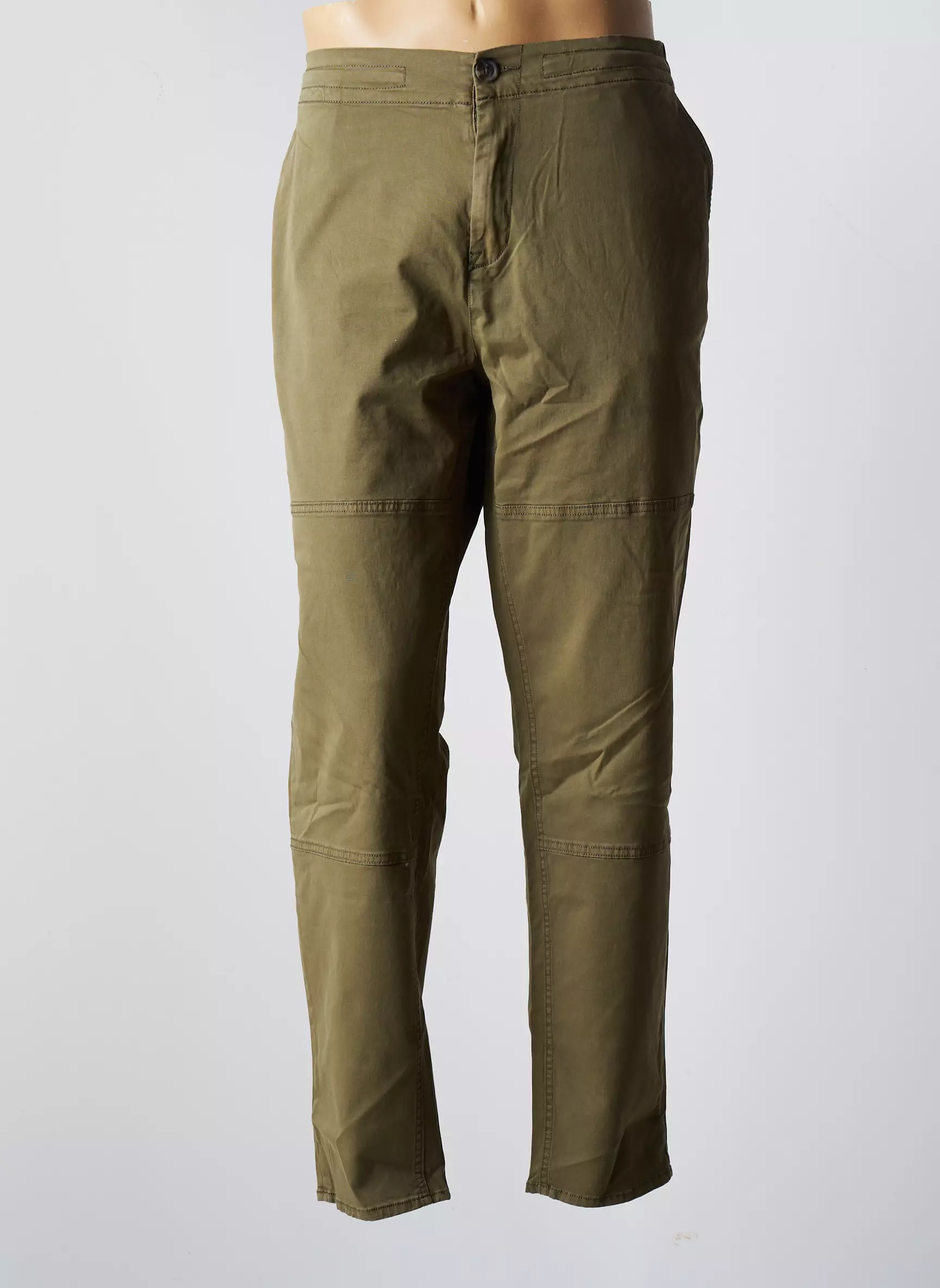 Garcia Pantalons Droits Homme couleur vert