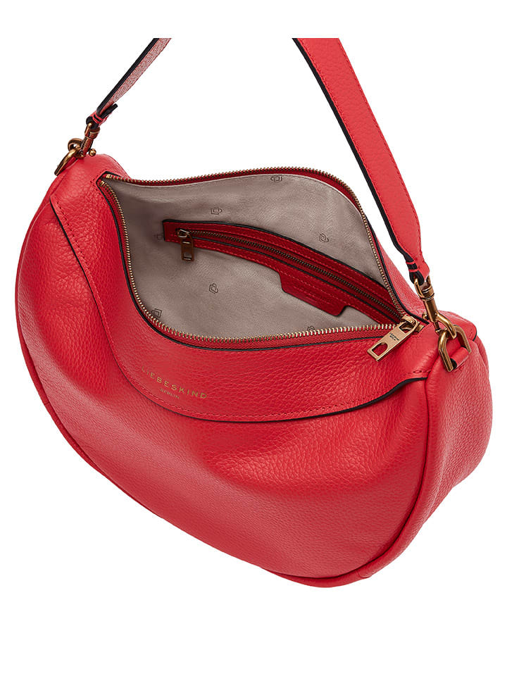 LIEBESKIND BERLIN Leder-Schultertasche in Rot - (B)37,5 x (H)24,5 x (T)13 cm günstig kaufen onesize
