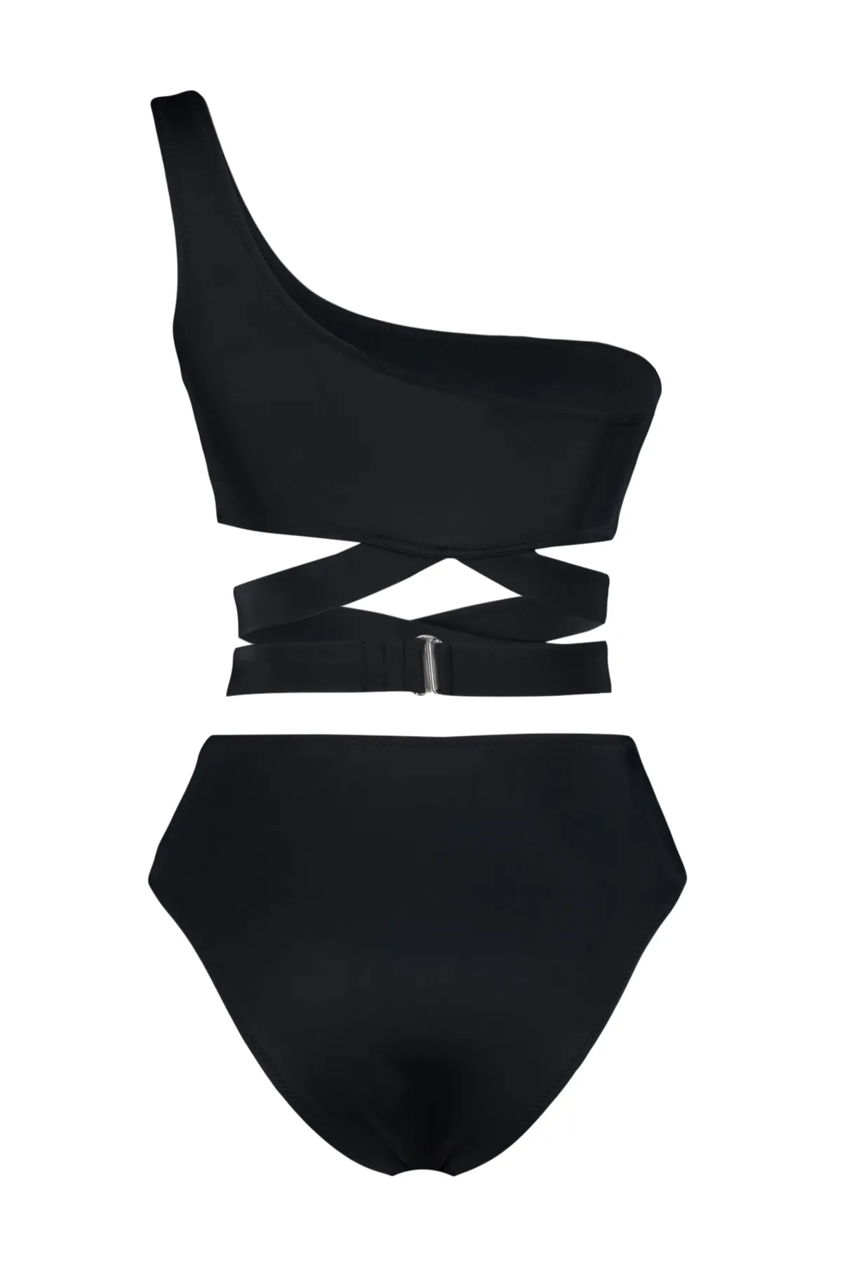 Trendyol Collection  Bikini-Set - Schwarz - Unifarben