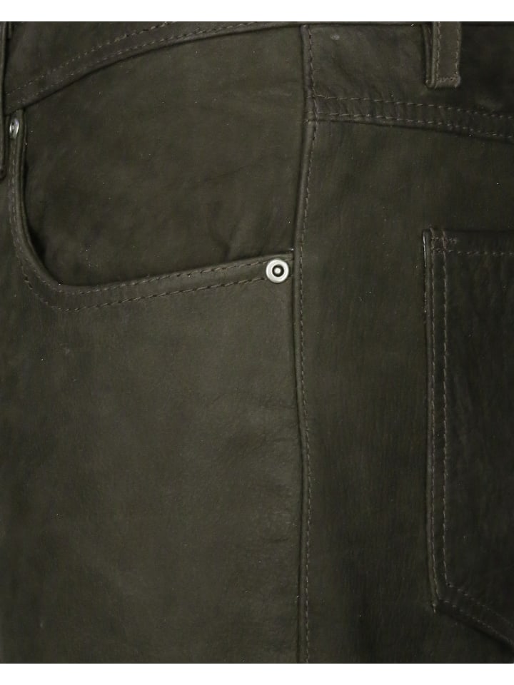JCC Lederhose Phill in oliv günstig kaufen