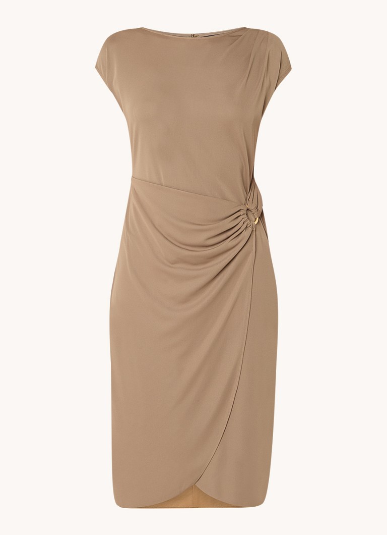 Midi haljina Ralph Lauren s naborima