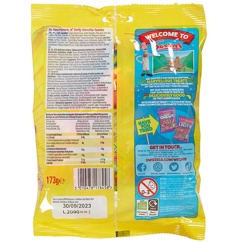 Swizzels Swizzels 173 g Scrumptious sweets