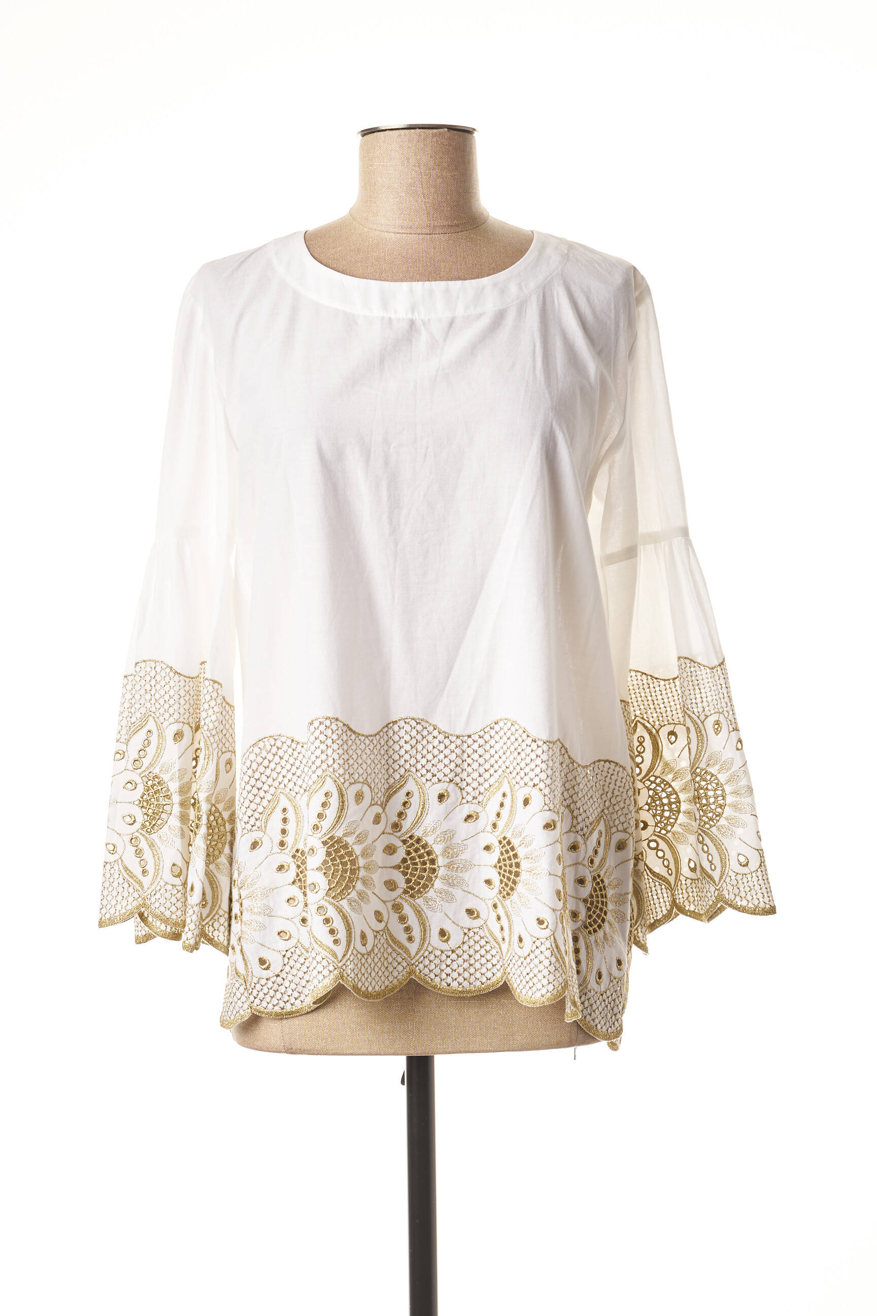 Valerie Khalfon Tuniquemanchelongue Femme couleur blanc