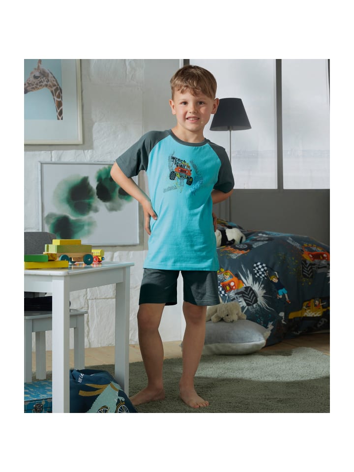 Erwin Müller Single-Jersey Kinder-Shorty in türkis günstig kaufen