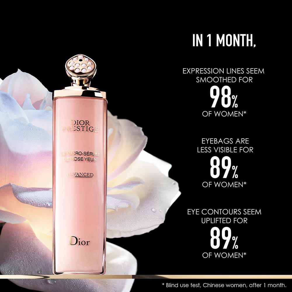 DIOR DIOR PRESTIGE LE MICRO-SÉRUM DE ROSE YEUX ADVANCED - AUßERGEWÖHNLICH REGENERIERENDES AUGENSERUM MIT MIKRONÄHRSTOFF