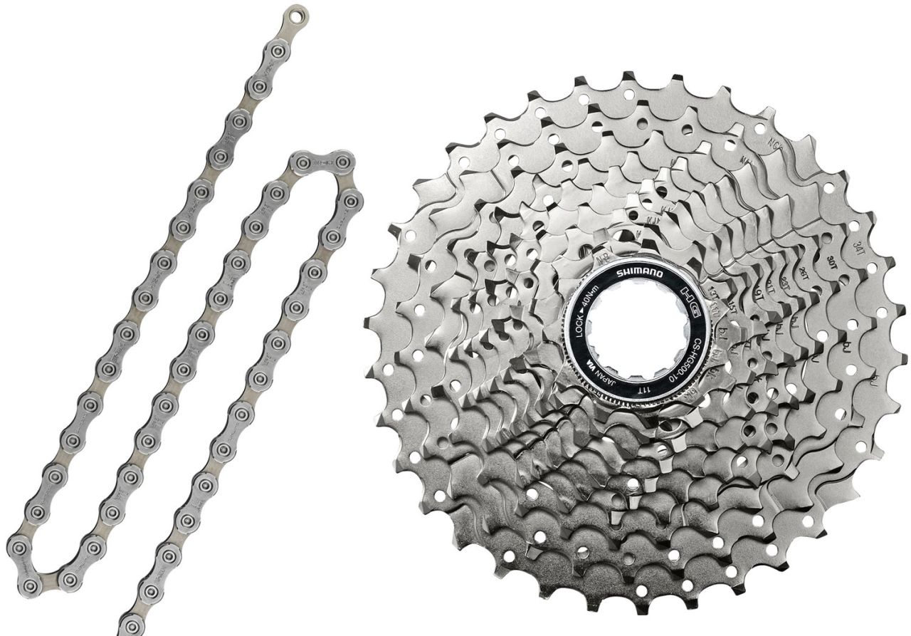 Shimano CN-HG54+CS-HG500 10-fach Verschleissset 11-34 kaufen | Bike-Discount