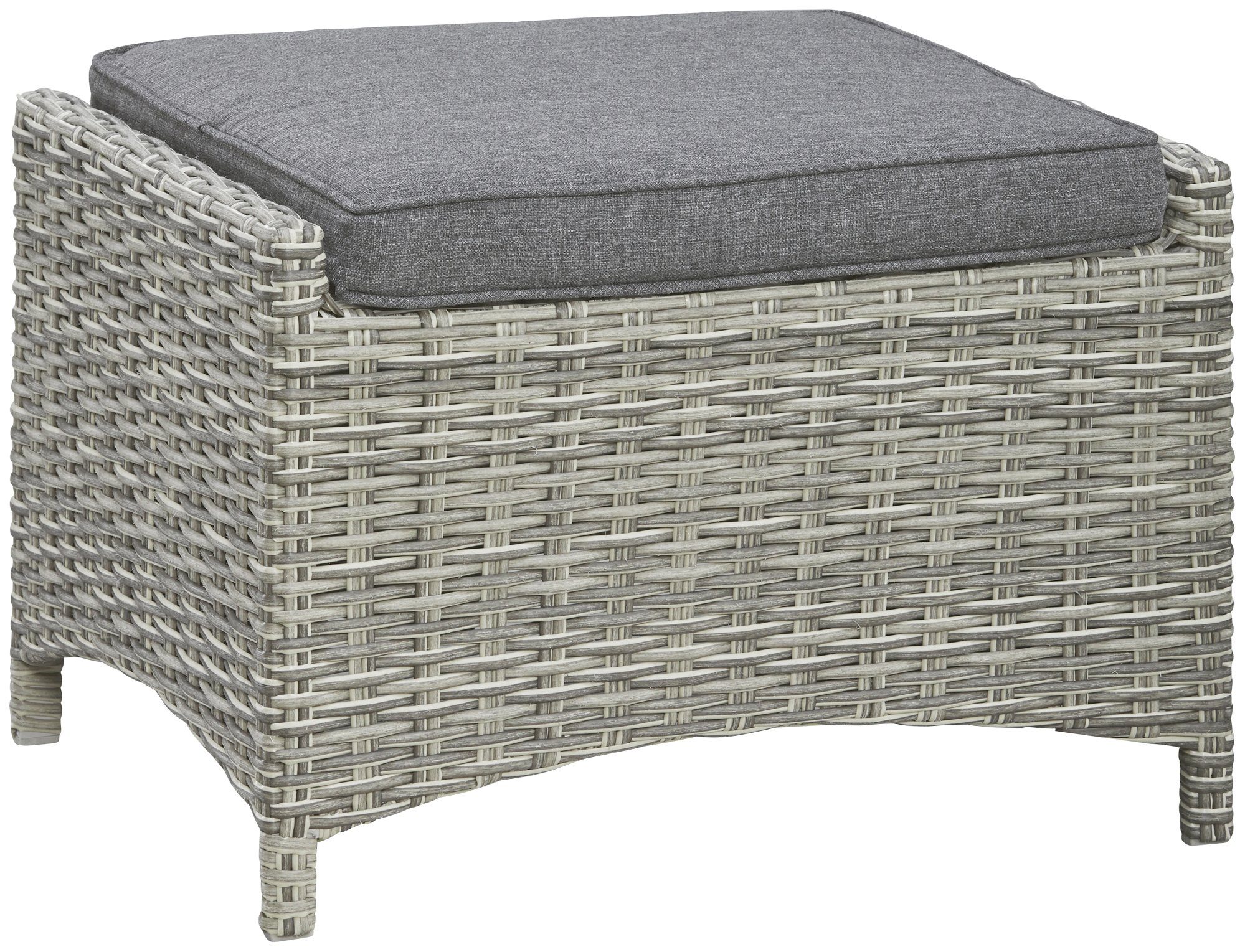 KONIFERA Garten-Essgruppe Monaco, (17-tlg), 6 Sessel, 2 Hocker, Tisch, Polyrattan