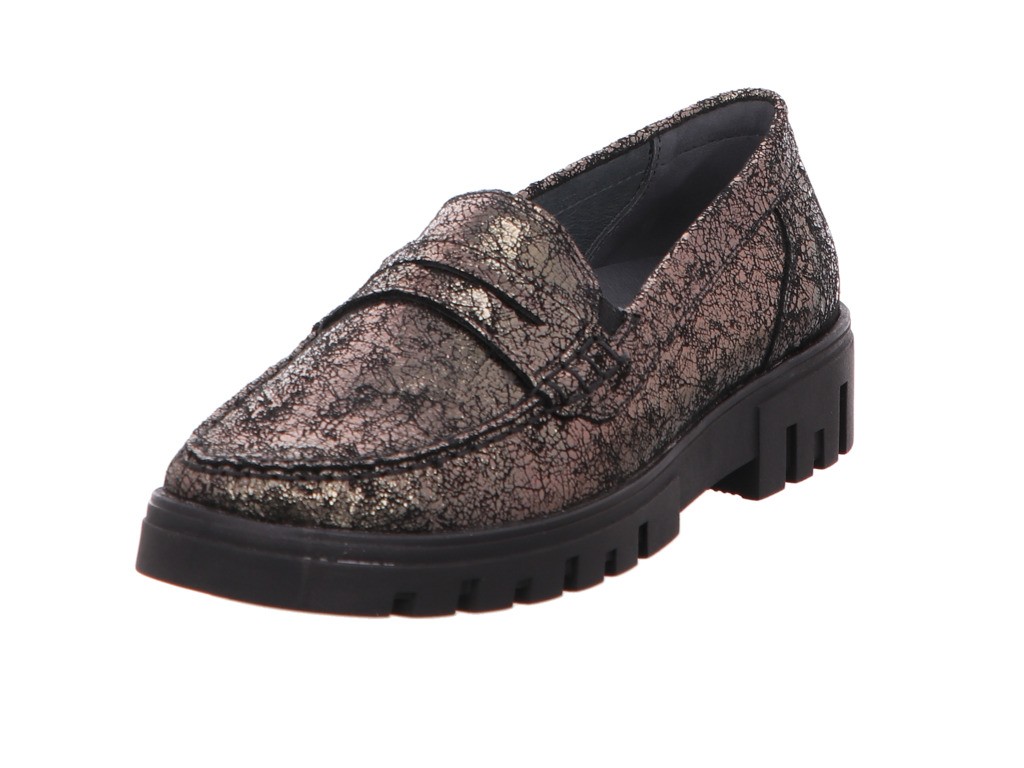WALDLÄUFER Sportliche Slipper silber