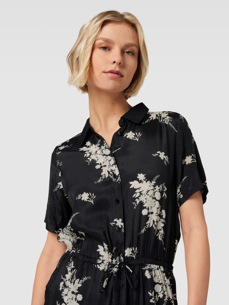 Jumpsuit mit Allover-Print Modell 'Gilla' in schwarz